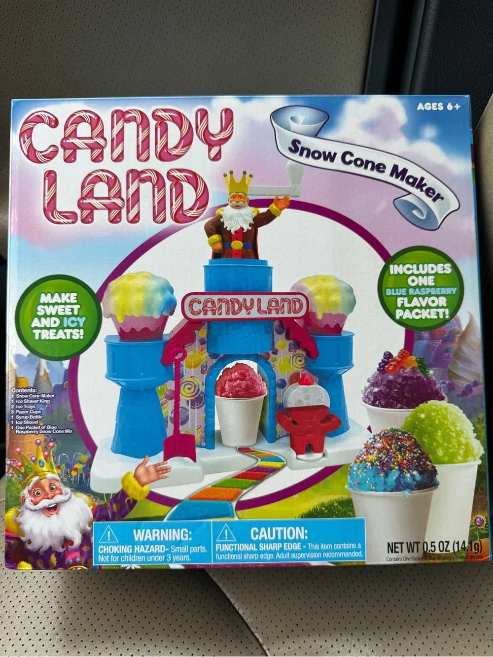 Snow Cone Maker - Blue and Pink Kids Toy